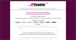 Desktop Screenshot of ipcounter.de